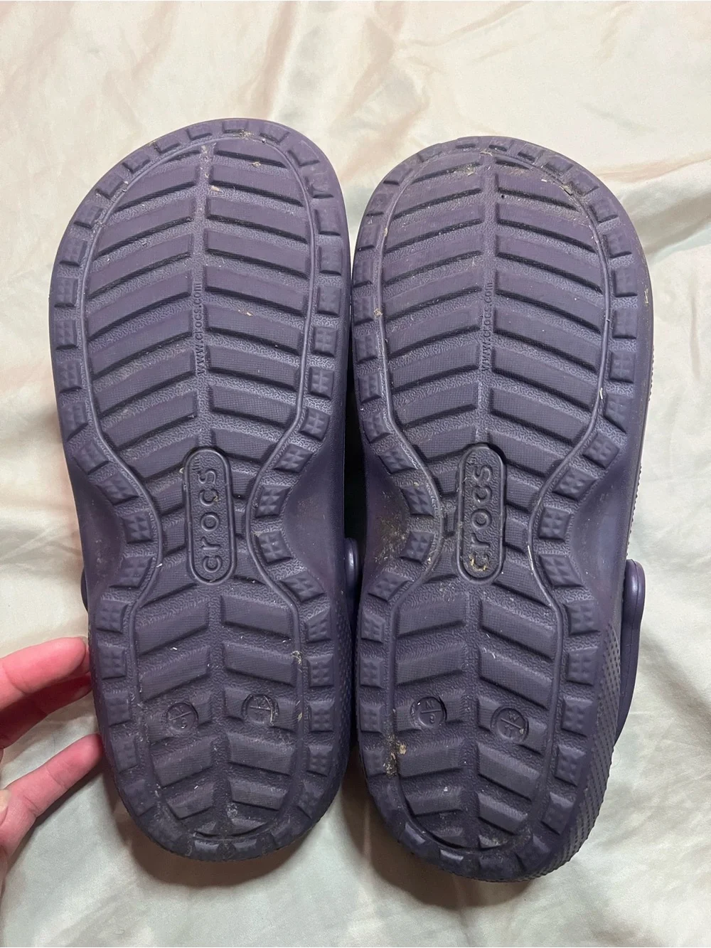 CROCS Classic Lined Clog in Deep Purple